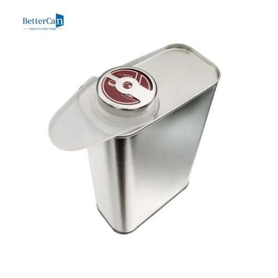 La place métal Tin Canisters de 1 quart, vident les boîtes vides de 1 peinture de gallon avec le couvercle en plastique