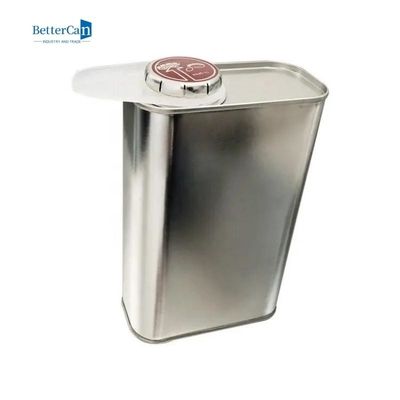 La peinture vide faite sur commande de quart met en boîte OIN rectangulaire 9001 de Tin Can With Screw Cap