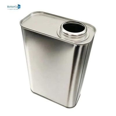 La peinture vide faite sur commande de quart met en boîte OIN rectangulaire 9001 de Tin Can With Screw Cap