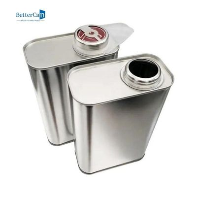 Videz la peinture Tin Cans de 2,5 litres fer-blanc Tin With Pressure Cap de 1 gallon