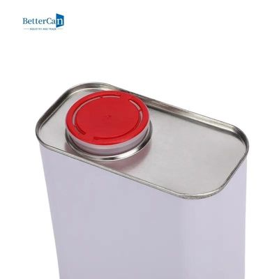 la voiture 1L peignent Tin Plate Cans Square Auto que la peinture peut avec des couvercles de compression