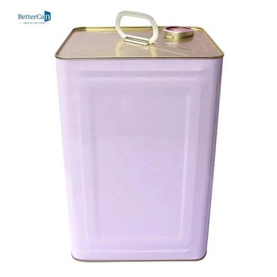 La peinture industrielle adhésive étame les bidons vides de peinture en métal de place de 10 litres