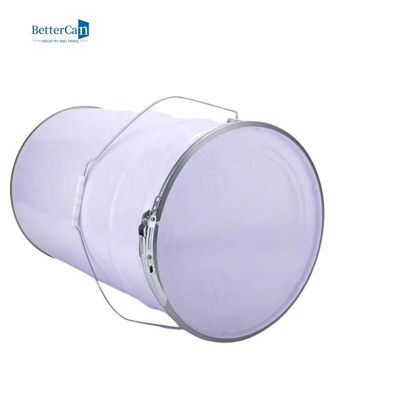 mastic époxyde de coulis de la tuile 25L seau de peinture de 5 gallons vide avec la poignée en métal