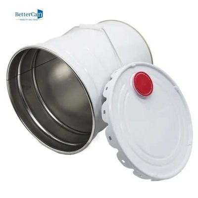 boîte de décoration de peinture de 0.28mm-0.43mm   Rond Tin Bucket Tightly Sealed