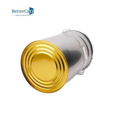 Seaux faits sur commande de 5 gallons autour de seau Pail Stackable Package en métal 10L