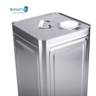 Mesure argentée vide des seaux 0.28mm-0.35mm en métal de place des boîtes 18L 20L de peinture