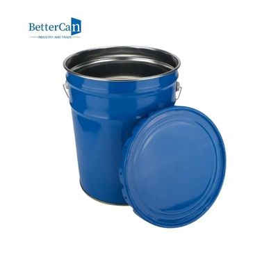 boîte de décoration de peinture de 0.28mm-0.43mm   Rond Tin Bucket Tightly Sealed