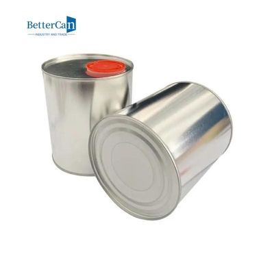 1L peignent Tin Can Manufacturer Top Sealed autour des bidons en métal
