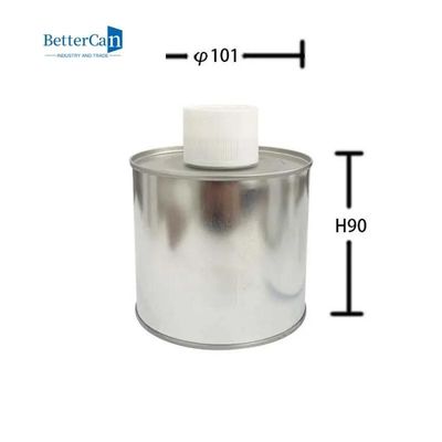 Métal industriel Tin Can With Plastic Lid des bidons 100G de peinture de joint hermétique