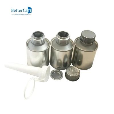 boîte en fer blanc 100ml empaquetant les bidons en métal vides ronds pour le ciment de colle