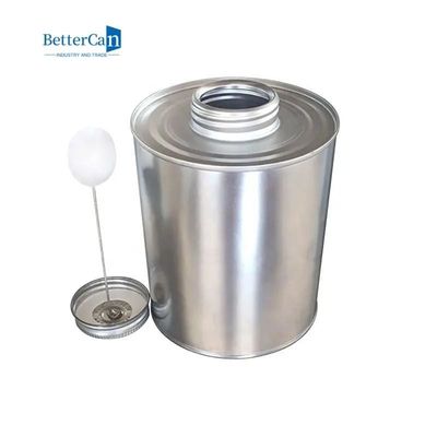 La peinture industrielle ISO9001 étame les bidons en métal de peinture de 250ml avec la brosse