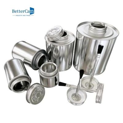 La peinture industrielle cylindrique de Logo Debossed Glue Packaging Empty 250ml de bidons de peinture peut