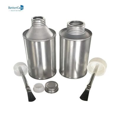 La peinture industrielle cylindrique de Logo Debossed Glue Packaging Empty 250ml de bidons de peinture peut