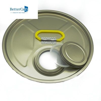 Composants ronds de boîte en fer blanc, fond de seau de fer-blanc avec unling/composé de doublure