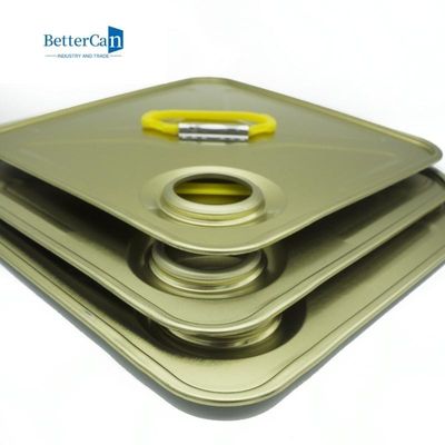 place de 18L 20L Tin Can Parts L237*W237 avec la poignée/chapeau adaptés aux besoins du client