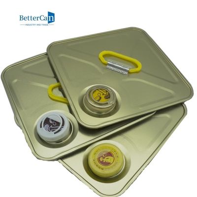 place de 18L 20L Tin Can Parts L237*W237 avec la poignée/chapeau adaptés aux besoins du client