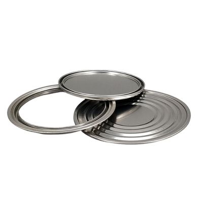1 litre Couvercles triplés serrés Anneaux Components de boîtes d'étain simples Couvercle à levier D108mm D105mm