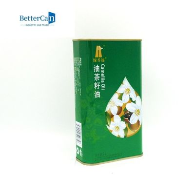 Olive Oil Tin Can Packaging rectangulaire boîte vide de peinture de 1 quart avec le couvercle