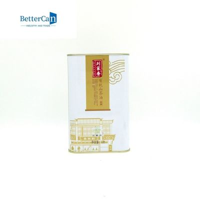 Olive Oil Tin Can Packaging rectangulaire boîte vide de peinture de 1 quart avec le couvercle