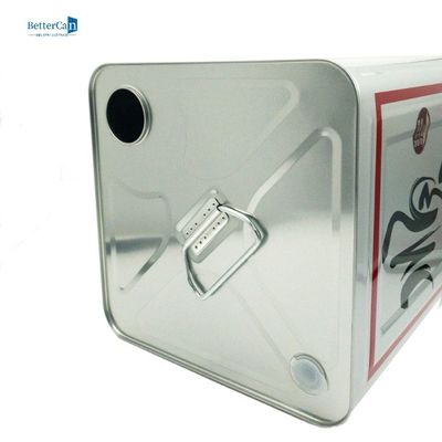 10L huile de friture Tin Can, 16 litres Tin Container rectangulaire vide