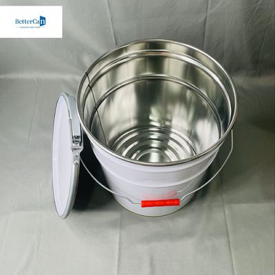 10 litres de boîtes d'étain coniques avec boucle de verrouillage Boîtes d'étain OEM 5L Sika Boîtes de métal