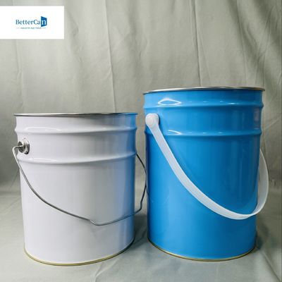 6.5 litre de boîte de métal liquide vide sur mesure 5 litres d'emballage Boîte métallique grande boîte d'étain Recyclage