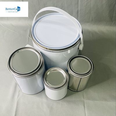 4 litres de stockage de solvants industriels 1 litre de boîte en fer blanc pour adhésifs chimiques