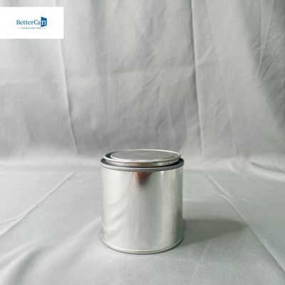 0Épaisseur de.28 mm Boîtes d' étain de peinture blanche ronde à triple couverture étroite 1 litre carré Boîte d' étain vide