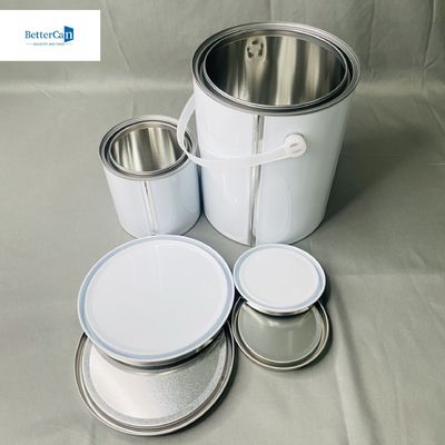 4 litres de stockage de solvants industriels 1 litre de boîte en fer blanc pour adhésifs chimiques