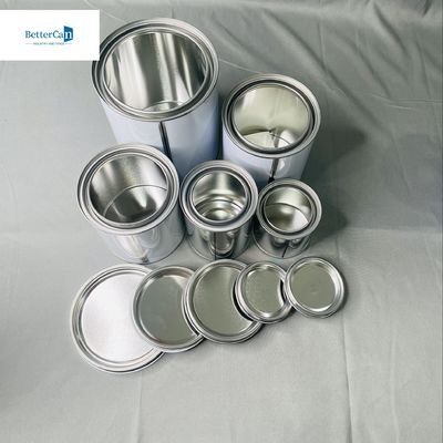 250 ml boîtes en fer blanc petites boîtes rondes de 500 ml avec couvercle