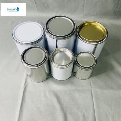 500 ml de produits chimiques ronds 250 ml de boîtes de peinture vides Épaisseur 0,23 mm