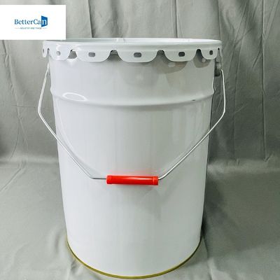 10 litres de seau en métal avec couvercle 2.2 gallons emballage liquide boîte recouverte vide