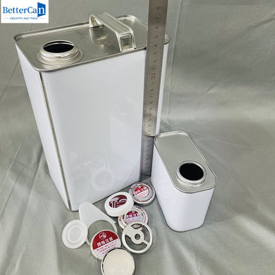 500 ml de boîtes d' étain de peinture recouvertes de peinture 1 gallon bouteille industrielle avec capuchon métallique