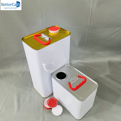 Ronde de 4 litres de couvercles à levier plat 1 gallon de peinture