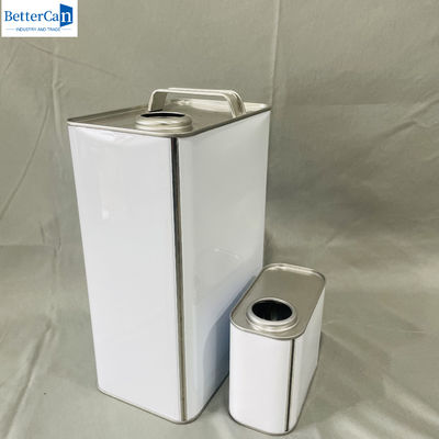 1 gallon d'huile de moteur en métal boîtes d'étain avec poignée de métal d'huile de moteur bouchon scellé