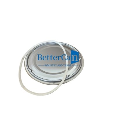 Boite blanche de 10 litres avec bande de caoutchouc Gakset 0,28 mm d'épaisseur avec boucle de verrouillage disponible